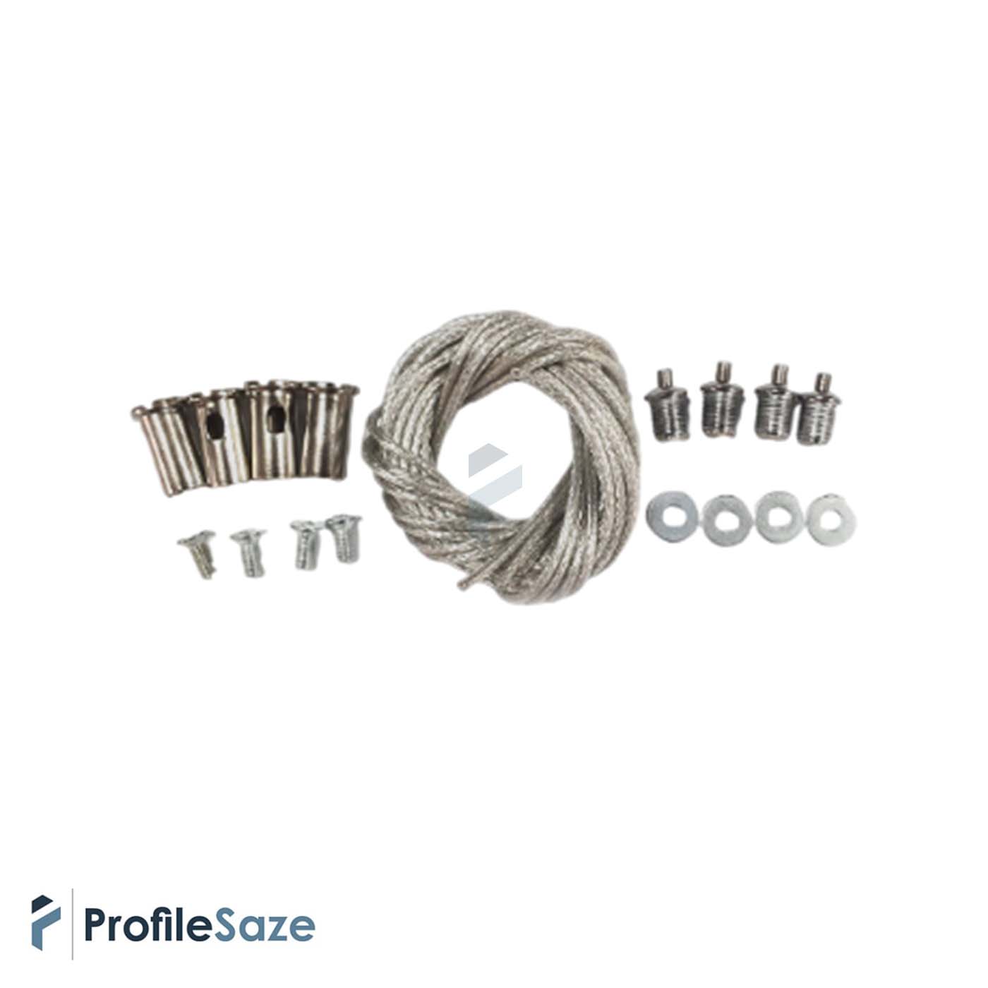 پک 4 عددی سیم بکسل آویز پروفیل نور خطی کد LA1 (رسانای برق)